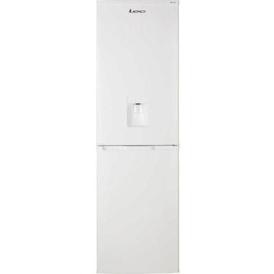 Lec TF55185WTD 55cm No Frost Fridge Freezer with Water Dispenser in White